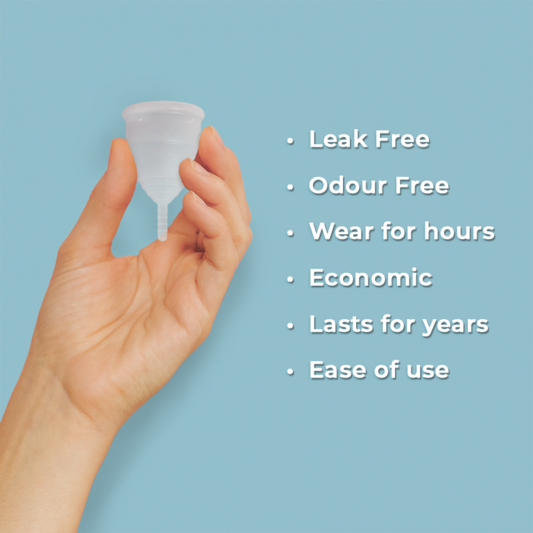 Small Menstrual Cup Plus Sterilizer Cup Flo Angel Menstrual Cups