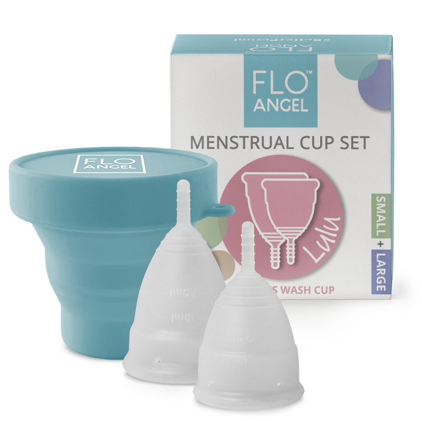 Flo Angel Small and Large Menstrual Cup Set