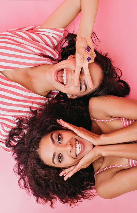 FloAngel Menstrual Cups - Two girls smiling